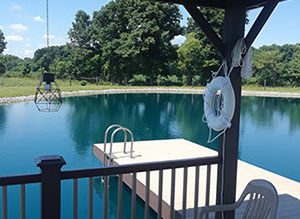Lake side decks and gazebos